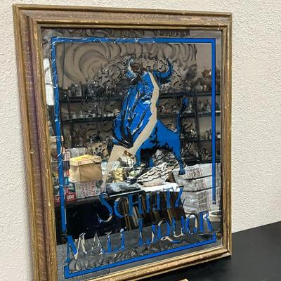 very rare Vintage Malt Liquor mirror sign
