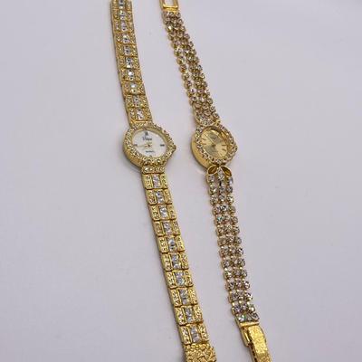 LOT 3: Two Goldtone Viviani by Accutime Women's Watches - Need Batteries