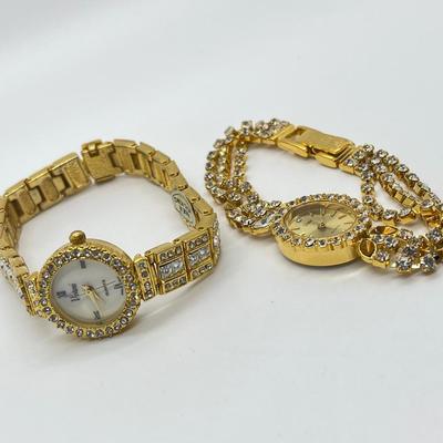 LOT 3: Two Goldtone Viviani by Accutime Women's Watches - Need Batteries