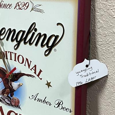 Vintage Yuengling Traditional  Larger Clock Sign