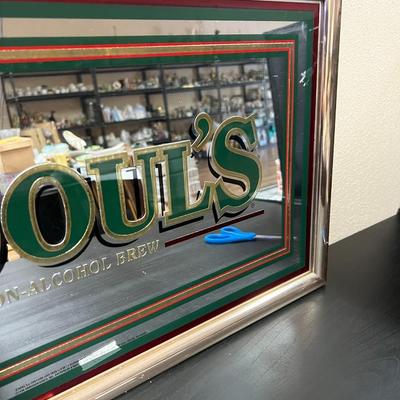Vintage O'doul's non- alcohol Brew mirror Sign