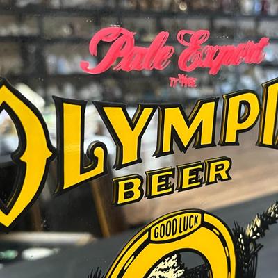 Vintage Olympia Beer mirror sign