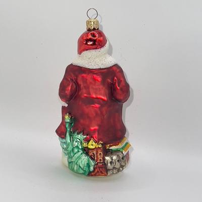 1294 Christopher Radko Glass Santa Ornament