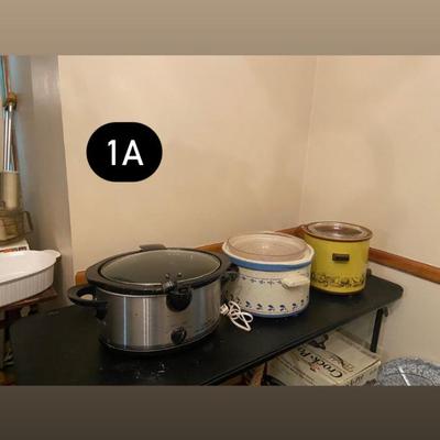 Three Crock Pots