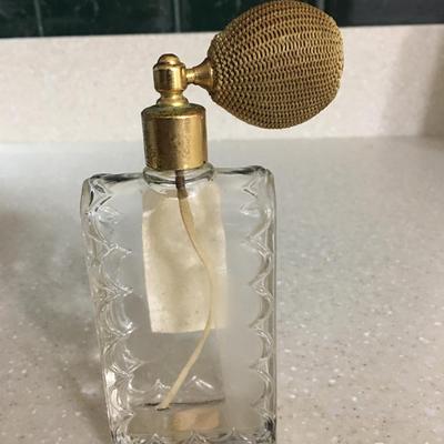 Vintage Roger & Gallet Lavande extra -virile empty perfume bottle bottle with atomizer.