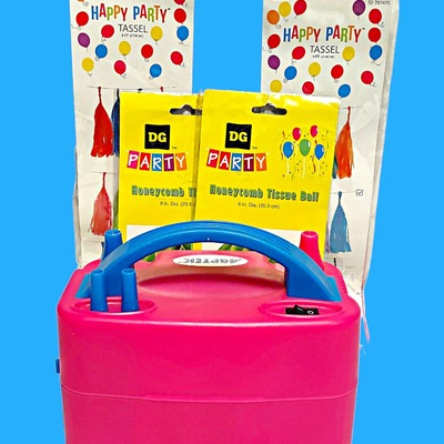 Electric Balloon Pump & Party Decorations