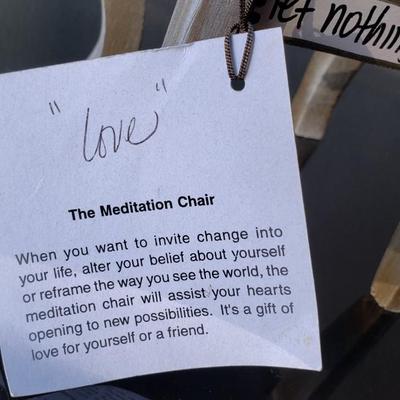 Meditation chair "love" original