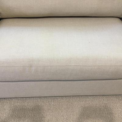 Crate and Barrel seat and a half