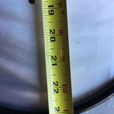 Vintage cocktail table with face and feet signed!