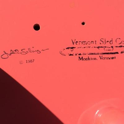 Two Vermont Sled Company Flamingo stools