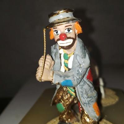 Ron Lee Rags to RIches clown hobo statue
