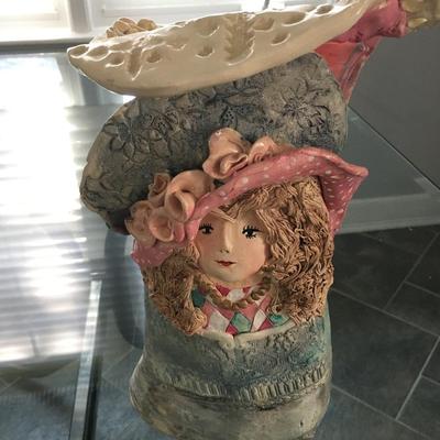 Handmade art vase