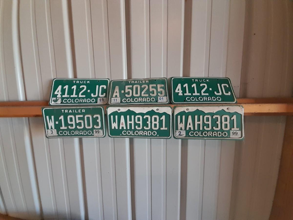 COLORADO LICENSE PLATES | EstateSales.org