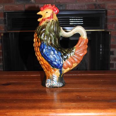 Vintage Faux pitcher Rooster