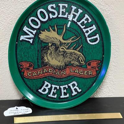 Moose Head Canadian Lager Beer sign
