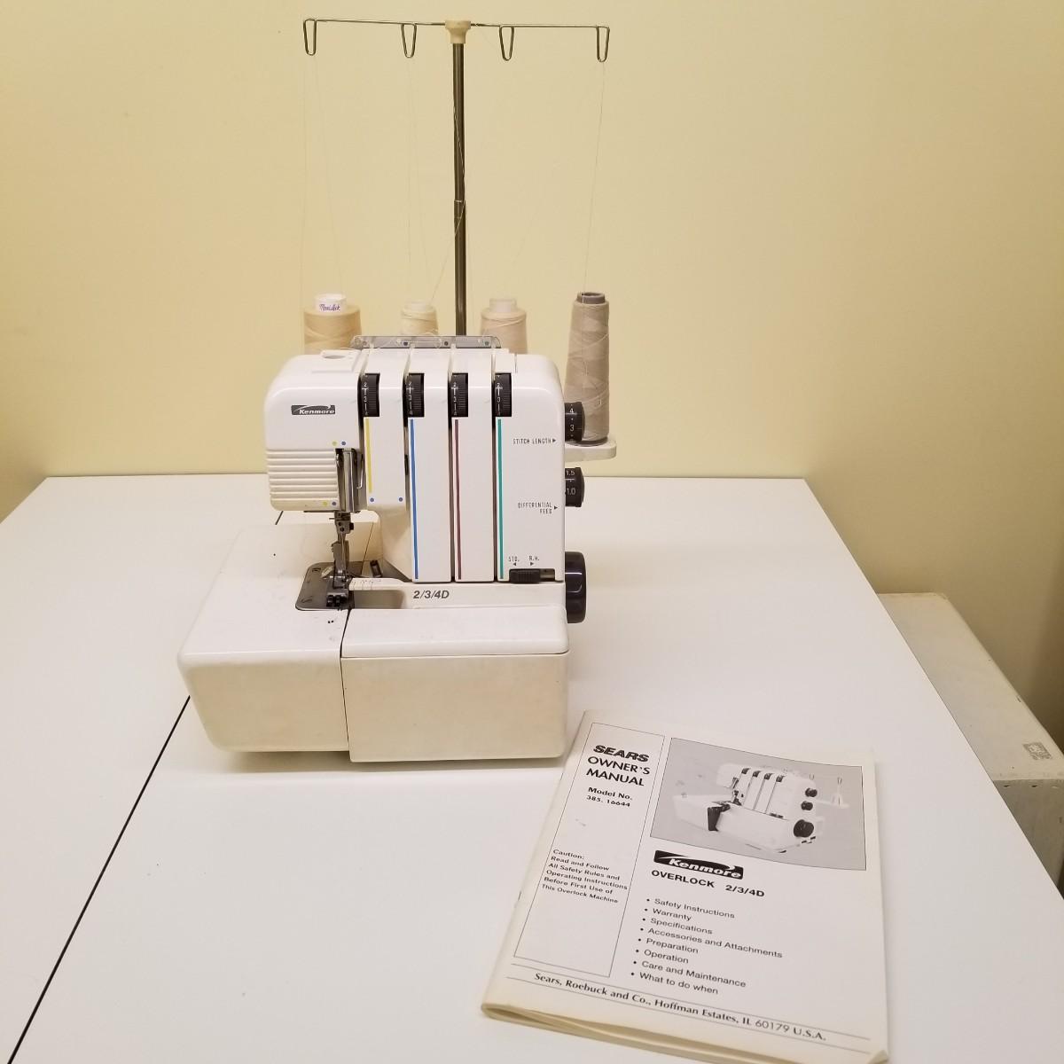 Sears Kenmore Overlock 2/3/4D Sewing Machine (SRJS)