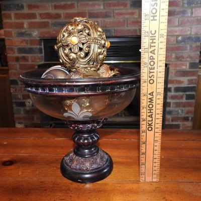 Fleur-de-lis decorative bowl
