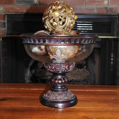 Fleur-de-lis decorative bowl