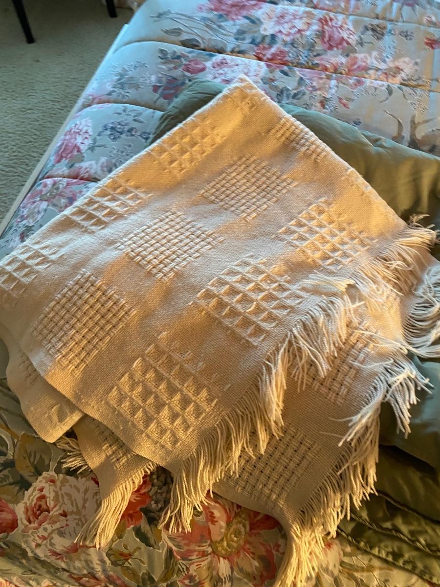 Lot of 3 Small Lap Throw Blankets