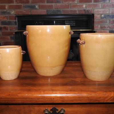 Art Deco Pottery planters