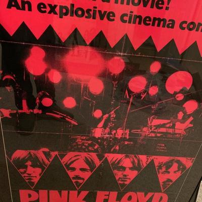 Vintage Pink Floyd 1982 The Wall London Concert Poster Framed
