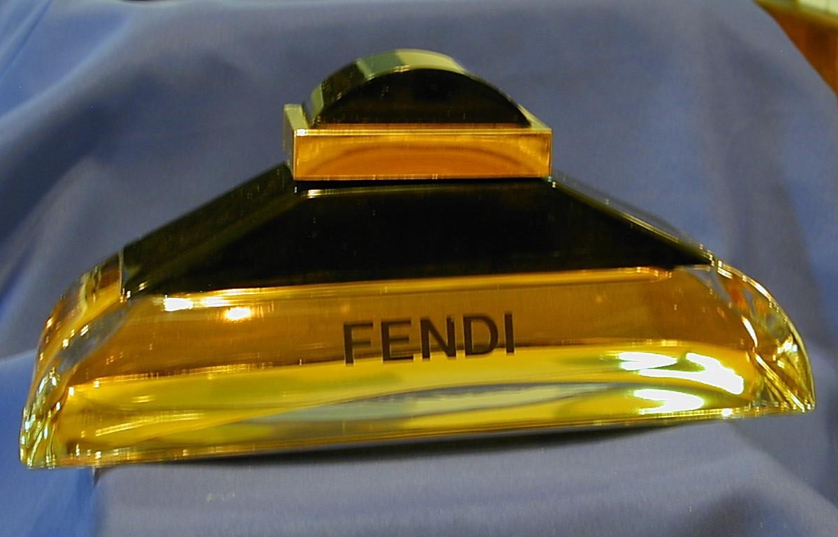 Vintage Fendi Perfume FACTICE Display Dummy Bottle - DOES NOT CONTAIN ...