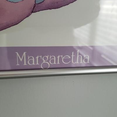 1980s Print hand signed by Margaretha