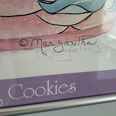 1980s Print hand signed by Margaretha