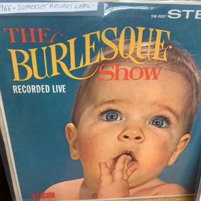 Vintage Burlesque Stripping Music LPs + 45