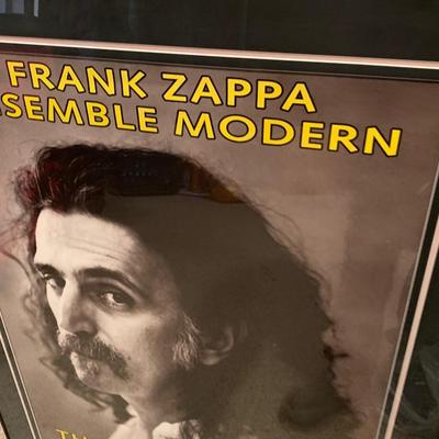 Frank Zappa Concert Poster Framed Senble Midern