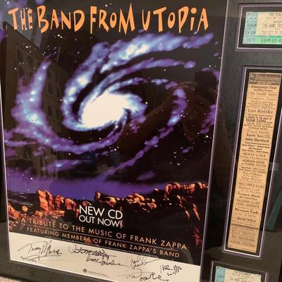 Band From Utopia Birchmere Concert Poster Tickets Franed