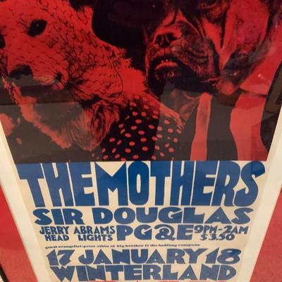 Family Dog Revival The Mothers Concert Poster