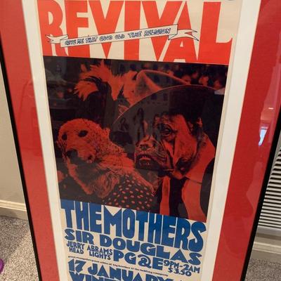Family Dog Revival The Mothers Concert Poster