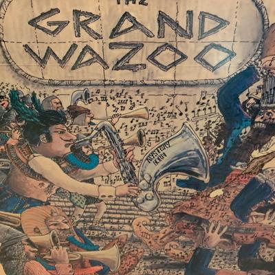Grand Wazoo Album Promo Poster Framed
