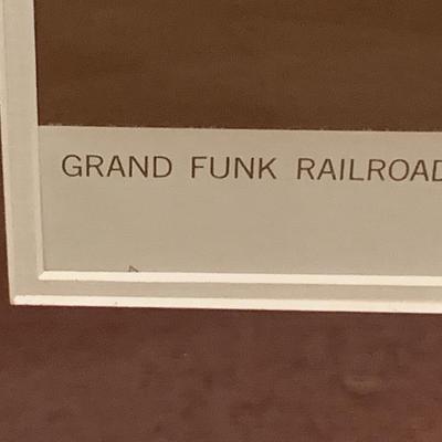 Grand Funk Railroad In Concert by Capitol Records Poster Framed