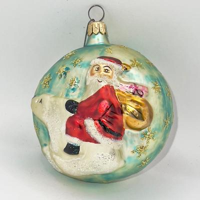 1314 Christopher Radko Polar Express Glass Ornament