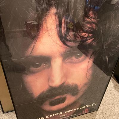 Frank Zappa Apostrophe Album Promo Poster Framed