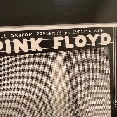 Pink Floyd Animals Oakland Coliseum Concert Poster Framed