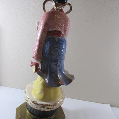 Oriental Statue Antique /Vintage Signed approximatley 25-32"