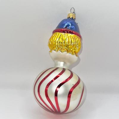 1319 Christopher Radko Squiggles Glass Ornament