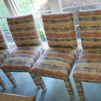 4 dining room chairs 1980s
