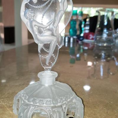 Vintage glass Perfume bottle