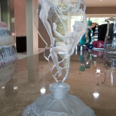 Vintage glass Perfume bottle