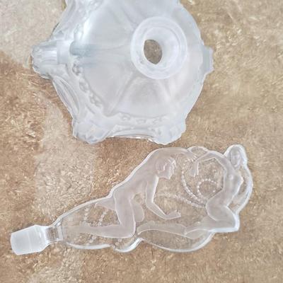 Vintage glass Perfume bottle