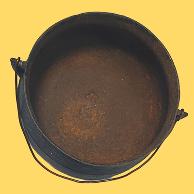 Small Cast Iron Cauldron