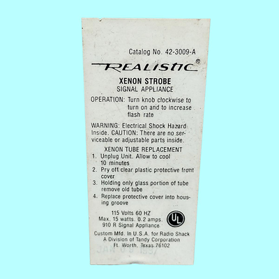 2 Strobe Lights (1 Vintage)