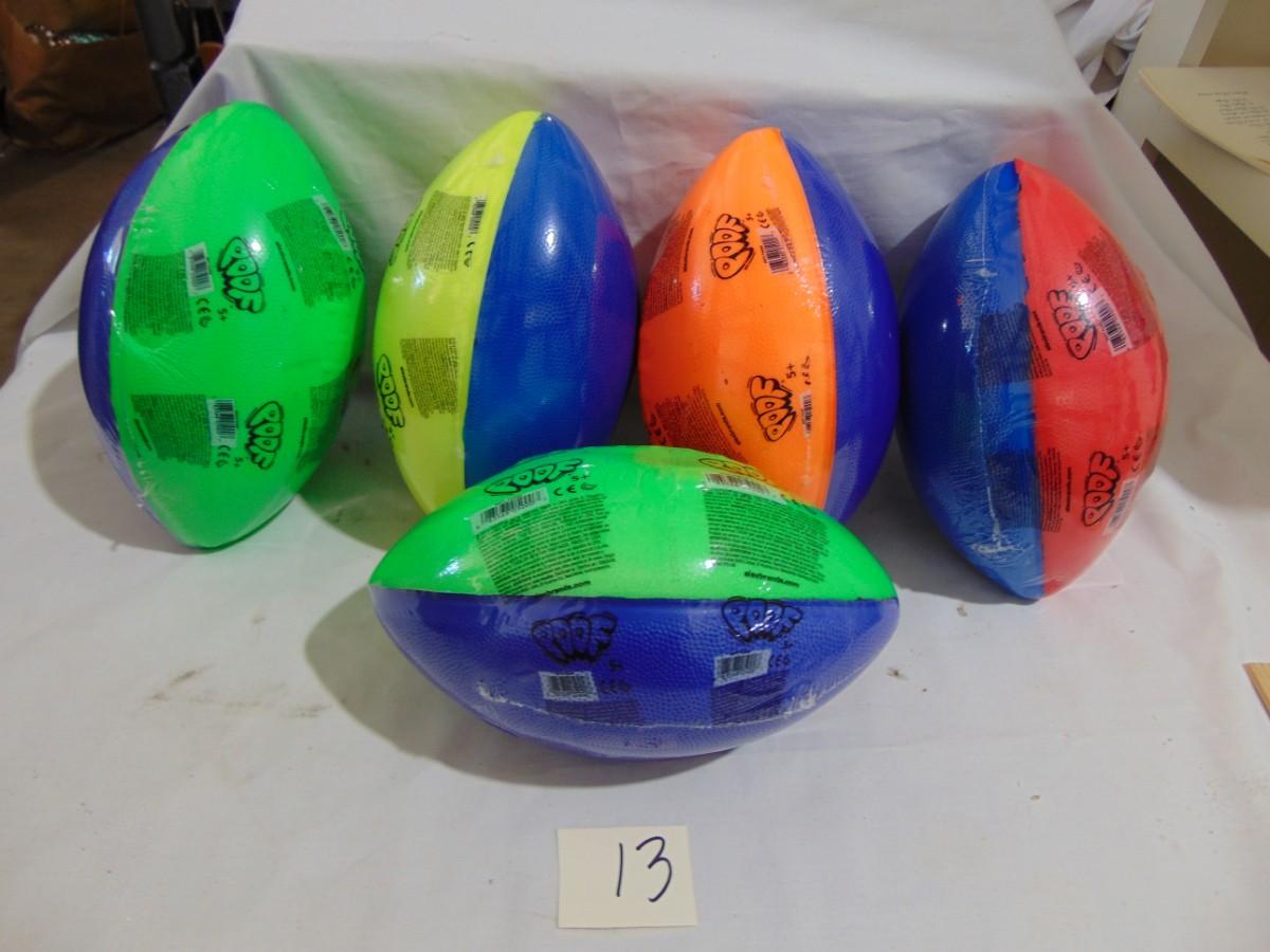 Item 13 Foam footballs