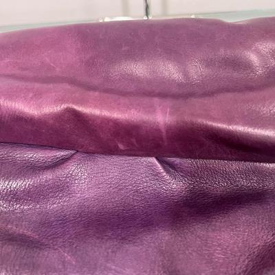 B. Makowsky Leather Hobo Bag Purse
