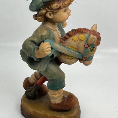 ANRI Italian woodcarving Collectible figurine  "Giddyup" RARE