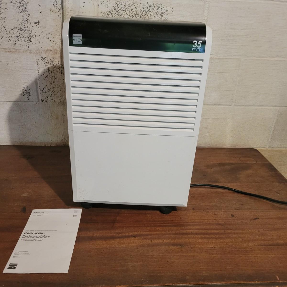 Kenmore 35 Pint Dehumidifier Model 251.55530510 (BLDW